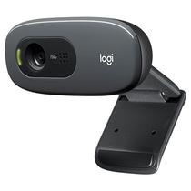 Webcam Logitech C270 USB 3MP - Cinza/Preta