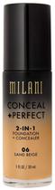 Base Liquido Milani Conceal + Perfect 2 En 1 06 Sand Beige - 30ML