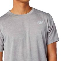 Camiseta New Balance Masculino Tenacity Tee M Cinza - MT11095AG