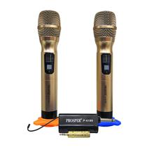 Microfone Prosper P-6189 Uhf Sem Fio 2 Em 1