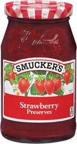 Geleia Smuckers Stramberry Preserves 340 GR.