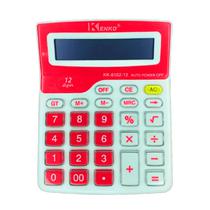 Calculadora Vermelho Kenko KK-8182-12 (12 Digitos)