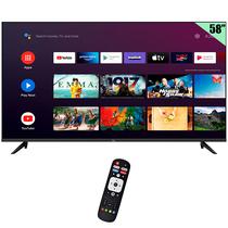 Smart TV LED 58" Mtek MK58FSAU 4K Ultra HD Android TV Wi-Fi/Bluetooth com Conversor Digital