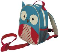 Mochila Infantil com Guia Skip Hop Zoo Mini Backpack 212204 Coruja