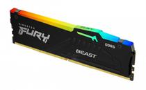 Mem DDR5 8GB 4800 Kingston Fury Beast BLK RGB
