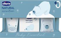 Kit Chicco Natural Sensation Baby Essential - 3 Unidades