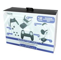 Kit Gamer Tiger Technology TG-P5001 Estojo de Silicone + Fone de Ouvido + Base de Carga para PS5