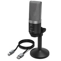 Microfone Fifine K670 - USB - Condensador Cardioide - Preto e Preto