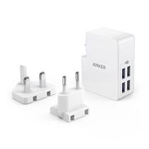 Anker A2042L21 Powerport 4 40W 4-Port Foldable Wall Charger White - A2042L21