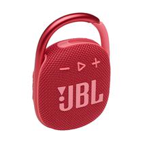 Caixa de Som Portatil JBL Clip 4 5 Watts RMS com Bluetooth - Vermelho