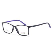 Oculos de Grau Unissex Visard TR-811 C1 56-15-142 - Preto e Roxo