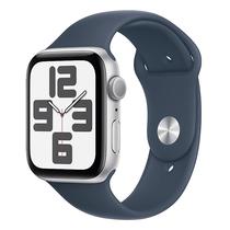 Apple Watch Se 2 44MM MREC3LL/ A 2023 com Pulseira Sport Band s/ M / Aluminium Case - Silver/ Storm Blue