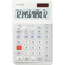 Calculadora Casio JE-12E de 12 Digitos - Branco/Prata