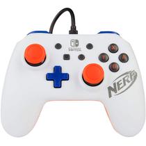 Controle para Console Powera Nerf 18626 - Bluetooth - para Nintendo Switch - Branco e Laranja