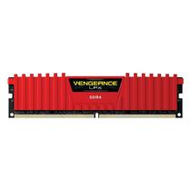 Memoria Ram Corsair Vengeance LPX 8GB / DDR4 / 2400MHZ - Vermelho (CMK8GX4M1A2400C16R)