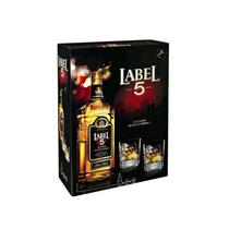 Bebida Whisky Label 5 Coffret + 2 Vasos 700ML - 3147699106327