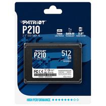 SSD Patriot P210, 512GB, 2.5", SATA 3, Leitura 520MB/s, Gravacao 430MB/s, P210S512G25