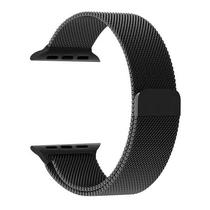 Correia Milanese Loop 4LIFE para Apple Watch Caixa de 42/44/45/49 MM - Preto
