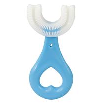 Escova de Dentes Infantil - Formato U - 3 A 6 Anos - Azul