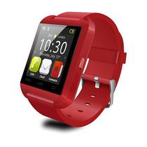 Relogio Smartwatch Touch Screen Capacitive Bluetooth USB Vermelho