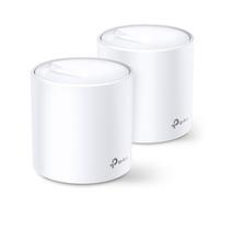 Roteador Wireless TP-Link Deco X60 AX5400 - 4804/574MBPS - Dual-Band - 2 Unidades - Branco