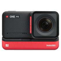 Camera de Acao INSTA360 One RS Twin Edition 4K - Preto/Vermelho