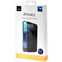 Pelicula para iPhone 14 Pro Wiwu Iprivacy - Transparente/Preto