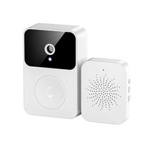 Campainha Inteligente IP Wi-Fi Doorbell X9 com Camera HD e Visao Noturna - Branco