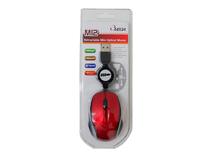 Mouse USB Omega M12 Preto e Vermelho