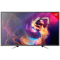 Smart TV LED de 42 JVC LT42N750U Fullhd com Wi-Fi /HDMI /Android - Cinza