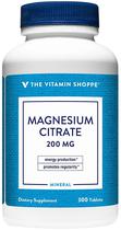 Magnesium Citrate The Vitamin Shoppe Mineral (300 Capsules)