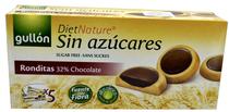 Biscoito Gullon Ronditas 32% Chocolate Sem Acucares