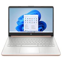 Notebook HP 14-DQ0054DX Intel Celeron N4120 de 1.1GHZ Tela HD 14" / 4GB de Ram / 64GB Emmc - Rose Dourado