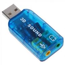 Placa de Som USB 5.1 3D