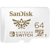 Ant_Cartao de Memoria Sandisk SDSQXAT-064G-GNCZN - 64GB - Nintendo Switch - 100MB/s - Micro SD