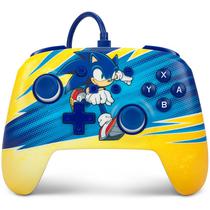 Controle Powera Enhanced Sonic The Hedgehog Nintendo Switch - Azul/Amarelo