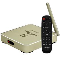 Receptor Fta Freesky TV 4K Ultra HD com Wi-Fi e Bluetooth Bivolt - Dourado