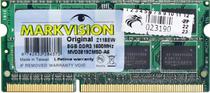 Memoria para Notebook Markvision 8GB/1600MHZ DDR3 MVD38192MSD-A6