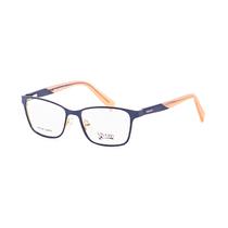 Armacao para Oculos de Grau Visard R72025 C3 Tam. 53-17-140MM - Azul/Dourado