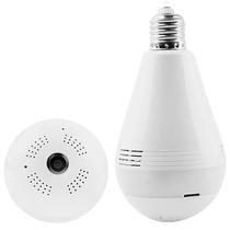 Camera IP Smart Krab KBLLC360 Lampada LED com Wi-Fi/Microsd/360O - Branco