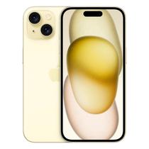 Apple iPhone 15 512GB LL Tela Super Retina XDR 6.1 Dual Cam 48+12MP/12MP Ios 17 - Yellow (Esim)