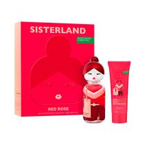 Kit Femenino Sisterland Benetton Red Rose Edt 80 ML + Body Lotion 75ML ...