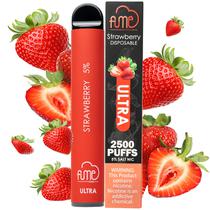 Vape Descartavel Fume Ultra 2500 Puffs com 50MG Nicotina - Strawberry