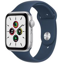Apple Watch Se 2 (2023) MREC3LL/A - Bluetooth - Wi-Fi - GPS - 44MM - s/M - Silver Aluminum/Storm Blue Sport