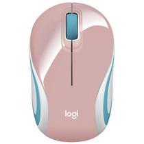 Mouse Logitech M187 - Sem Fio - 1000 Dpi - Rosa