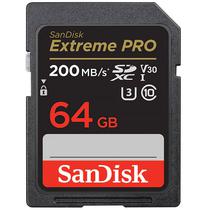 Cartao de Memoria SD de 64GB Sandisk Extreme Pro SDSDXXU-064G-GN4IN - Preto