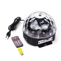 Lampada LED Speaker Magic Ball Light com TF / MP3 / USB / 100-240V 50~60HZ - Preto