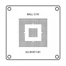 Bga Stencil PC Ali M1671-B1 B-0.76