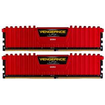 Memoria Ram Corsair Vengeance LPX DDR4 16GB (2X8GB) 3200MHZ - Vermelho (CMK16GX4M2B3200C16R)