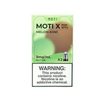 Vaper Moti-X Mini 4ML DTL Melon Kiwi 3MG (2X)
